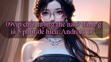 09vip chất lượng thế nào đánh giá 5 phút dễ hiểu Android 13