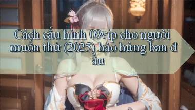 Cách cấu hình 09vip cho người muốn thử (2025) hào hứng ban đầu