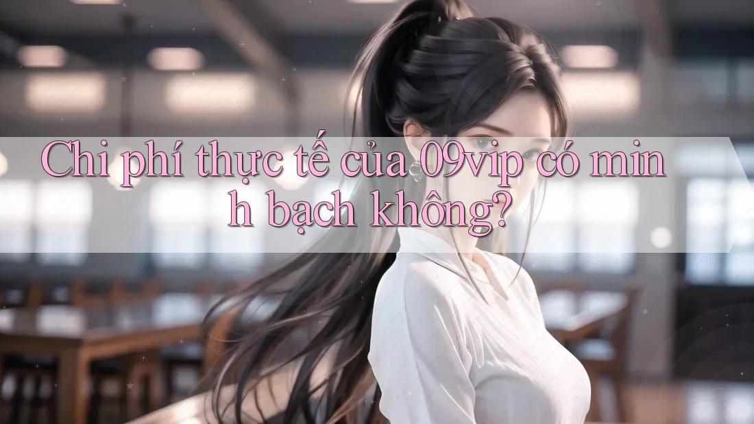Chi phí thực tế của 09vip có minh bạch không?