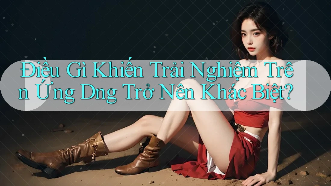 Điều Gì Khiến Trải Nghiệm Trên Ứng D�ng Trở Nên Khác Biệt? Điều Gì Khiến Trải Nghiệm Trên Ứng D�ng Trở Nên Khác Biệt?