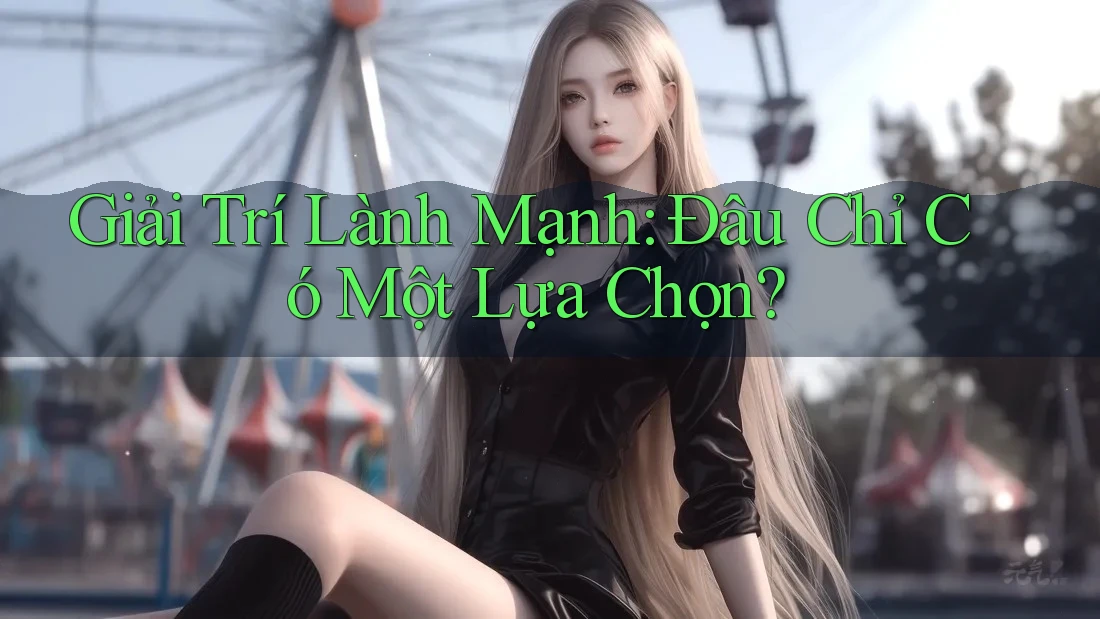 Giải Trí Lành Mạnh: Đâu Chỉ Có Một Lựa Chọn? Giải Trí Lành Mạnh: Đâu Chỉ Có Một Lựa Chọn?