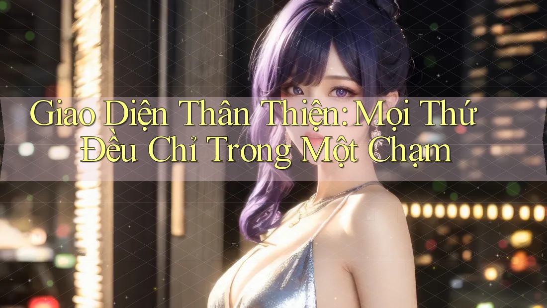 Giao Diện Thân Thiện: Mọi Thứ Đều Chỉ Trong Một Chạm Giao Diện Thân Thiện: Mọi Thứ Đều Chỉ Trong Một Chạm
