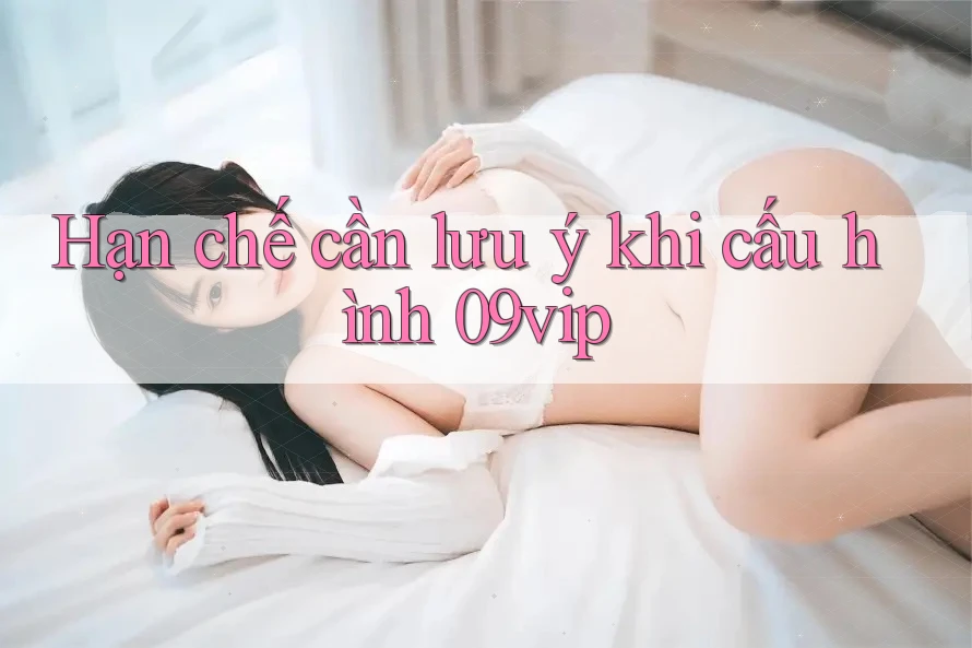 Hạn chế cần lưu ý khi cấu hình 09vip