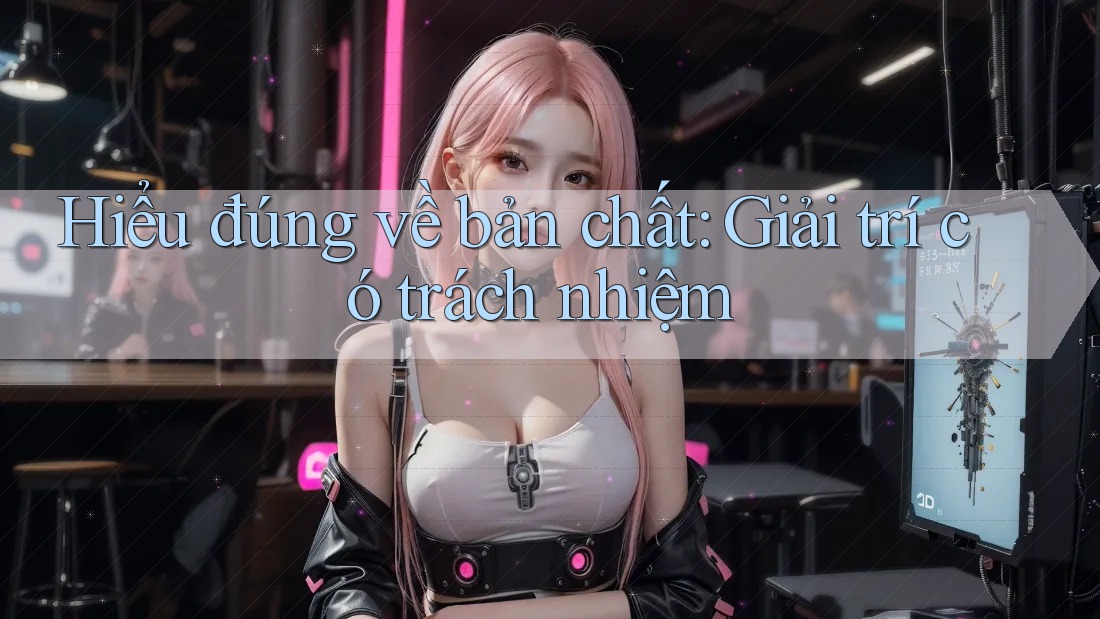 Hiểu đúng về bản chất: Giải trí có trách nhiệm Hiểu đúng về bản chất: Giải trí có trách nhiệm