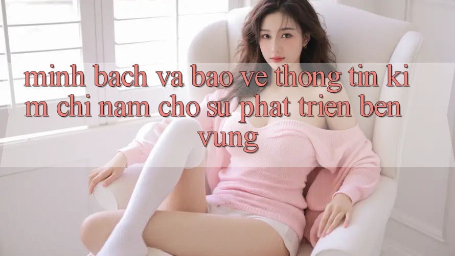Minh bạch Và Bảo vệ thông tin - Kim Chỉ Nam Cho Sự Phát Triển Bền Vững Minh bạch Và Bảo vệ thông tin - Kim Chỉ Nam Cho Sự Phát Triển Bền Vững