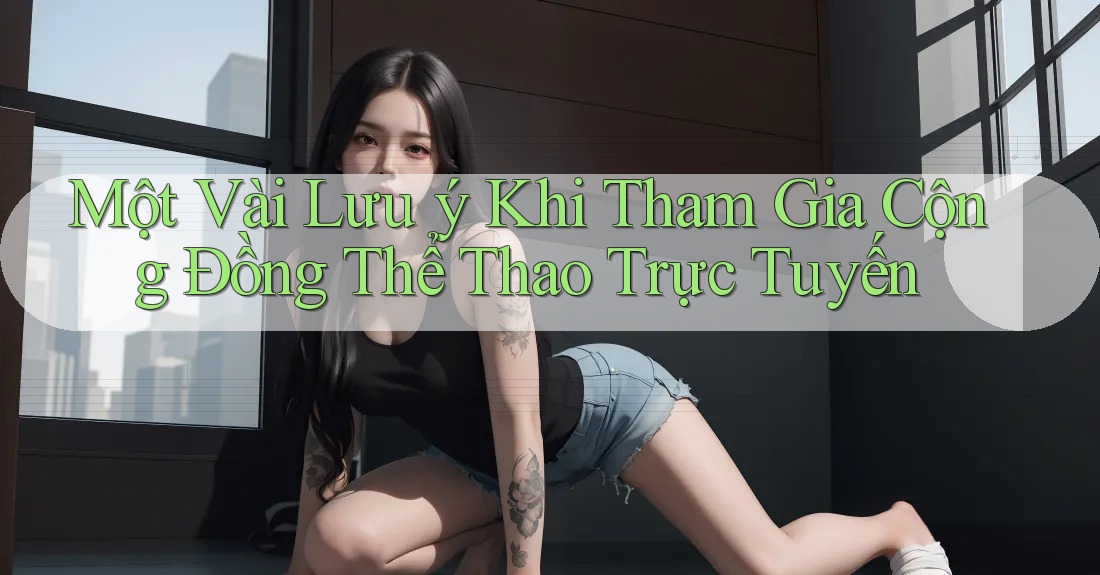 Một Vài Lưu ý Khi Tham Gia Cộng Đồng Thể Thao Trực Tuyến Một Vài Lưu ý Khi Tham Gia Cộng Đồng Thể Thao Trực Tuyến