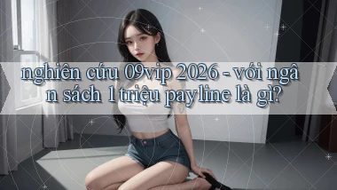 nghiên cứu 09vip 2026   với ngân sách 1 triệu payline là gì