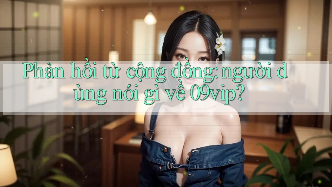 Phản hồi từ cộng đồng: người dùng nói gì về 09vip? Phản hồi từ cộng đồng: người dùng nói gì về 09vip?