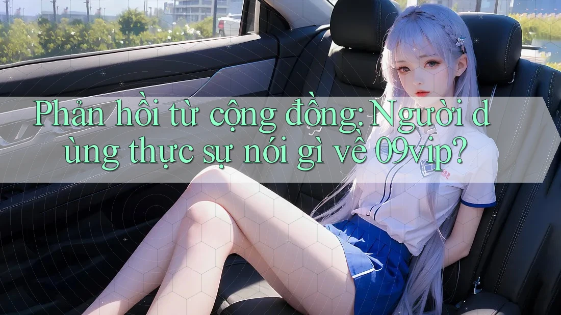 Phản hồi từ cộng đồng: Người dùng thực sự nói gì về 09vip?