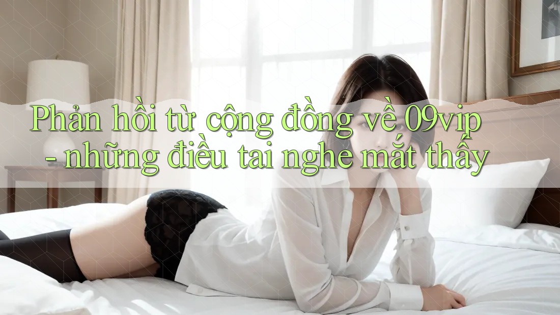 Phản hồi từ cộng đồng về 09vip - những điều tai nghe mắt thấy Phản hồi từ cộng đồng về 09vip - những điều tai nghe mắt thấy