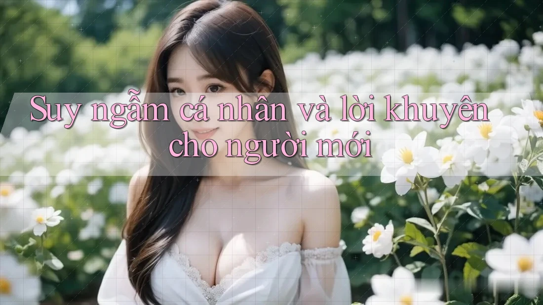 Suy ngẫm cá nhân và lời khuyên cho người mới Suy ngẫm cá nhân và lời khuyên cho người mới